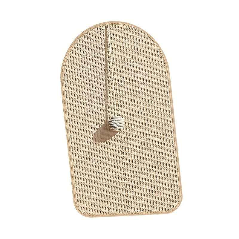 Sisal Cat Scratching Pad - Durable, Sofa-Safe Scratch Board with Playful Toy for Cats, Cat Mat