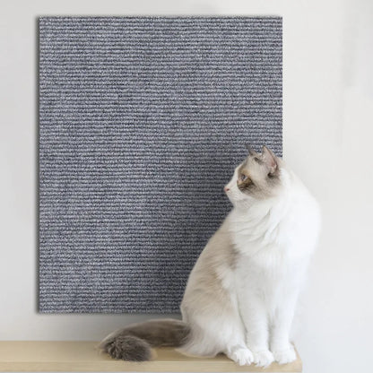 Selbstklebende Katzenkratzmatte, zuschneidbarer Katzenteppich, Katzenkratzmatte für Ecken und Wände, DIY-Kratzschutz für Sofas und Möbel