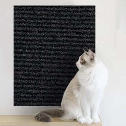 Selbstklebende Katzenkratzmatte, zuschneidbarer Katzenteppich, Katzenkratzmatte für Ecken und Wände, DIY-Kratzschutz für Sofas und Möbel