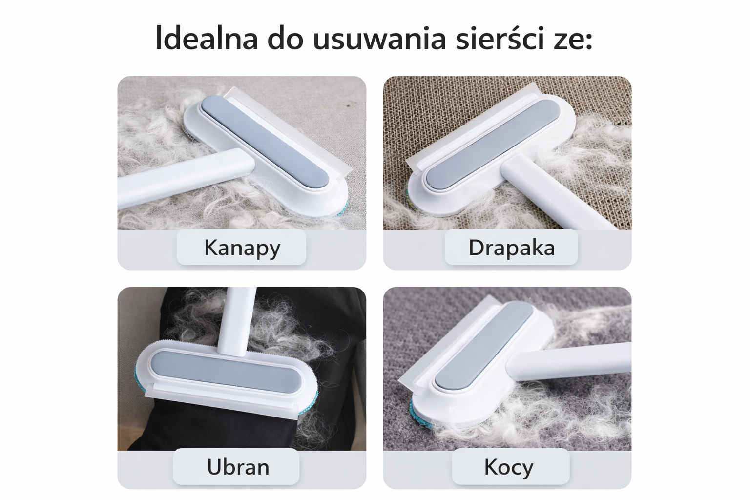 Usuń sierść psa i kota z kanapy w 2 minuty – bez odkurzania - Pupilowy Kącik